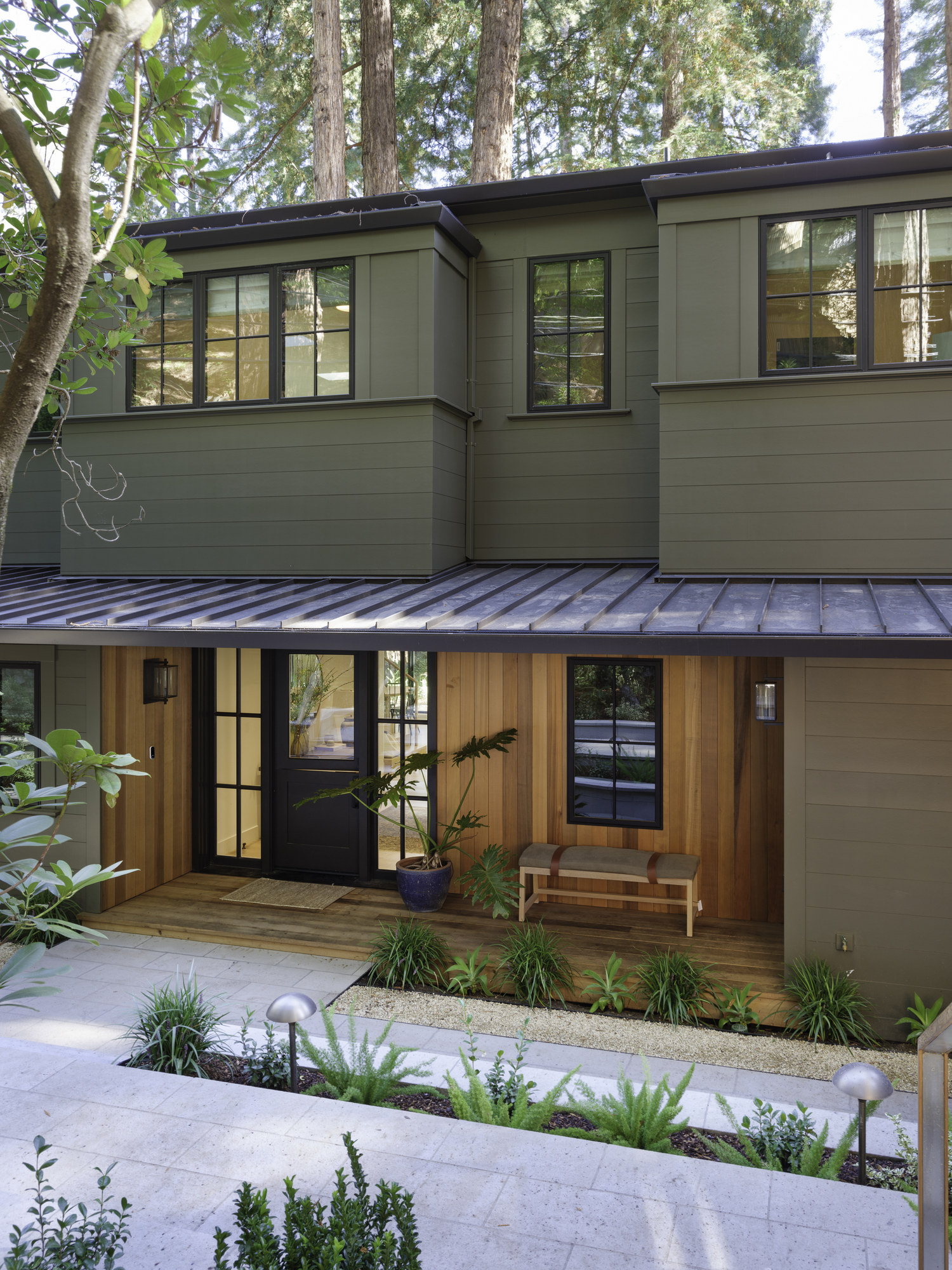 Blithedale Canyon 2 — custom residential architecture by OXBStudio Architects, Marin County (photo 2)