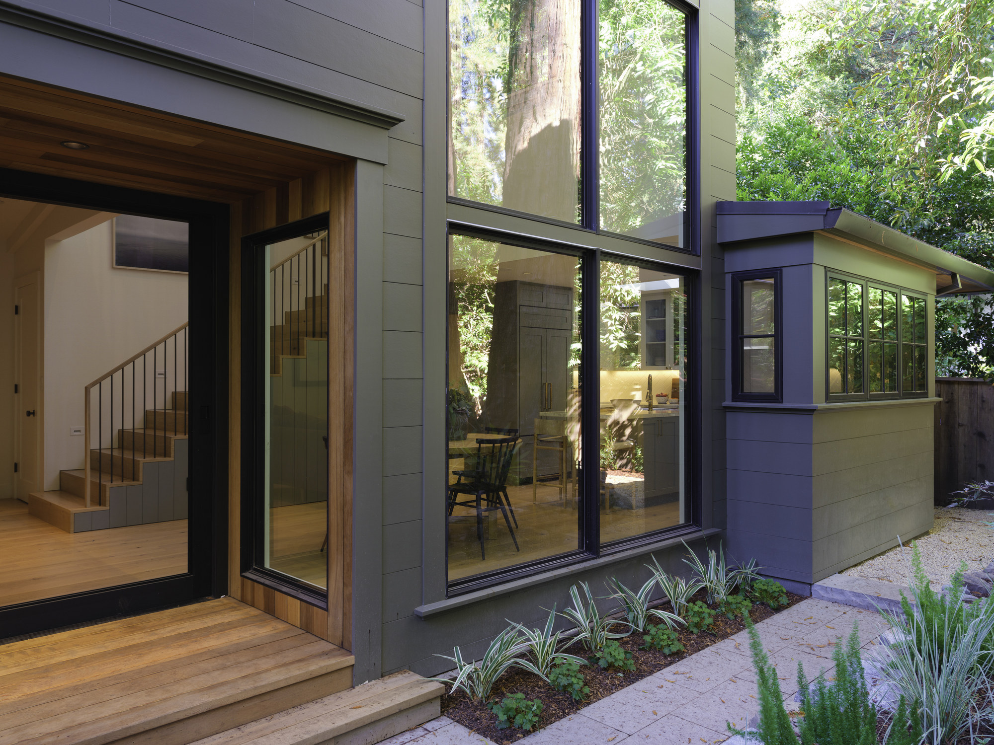 Blithedale Canyon 2 — custom residential architecture by OXBStudio Architects, Marin County (photo 5)