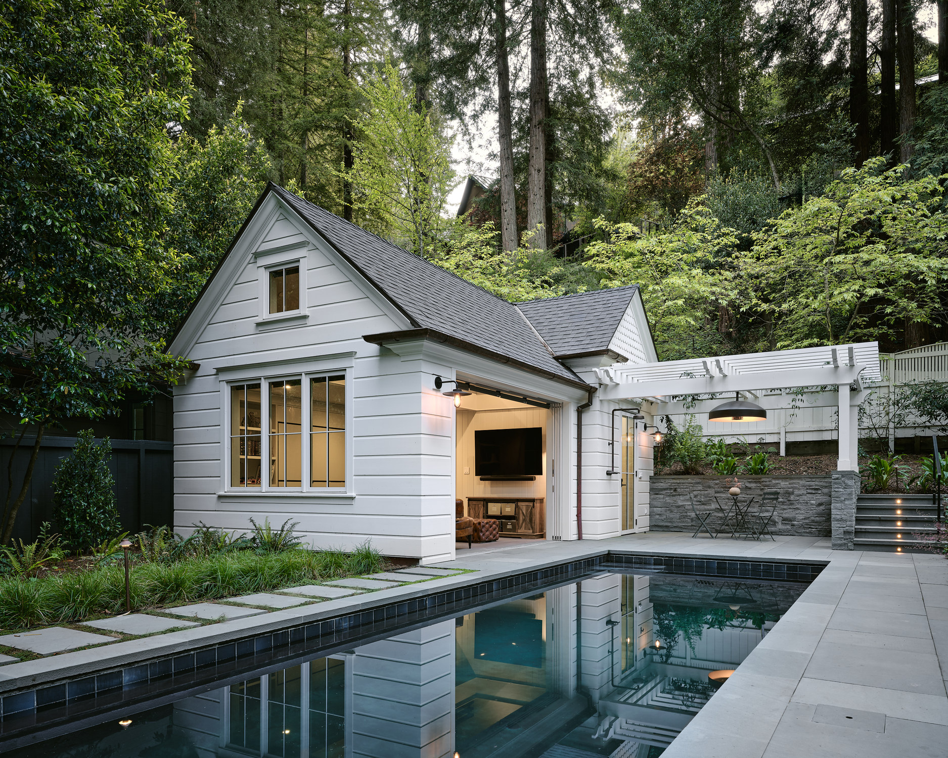 Blithedale Canyon 3 — custom residential architecture by OXBStudio Architects, Marin County (photo 15)
